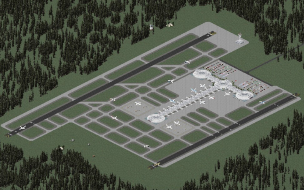 西奥小镇大型机场