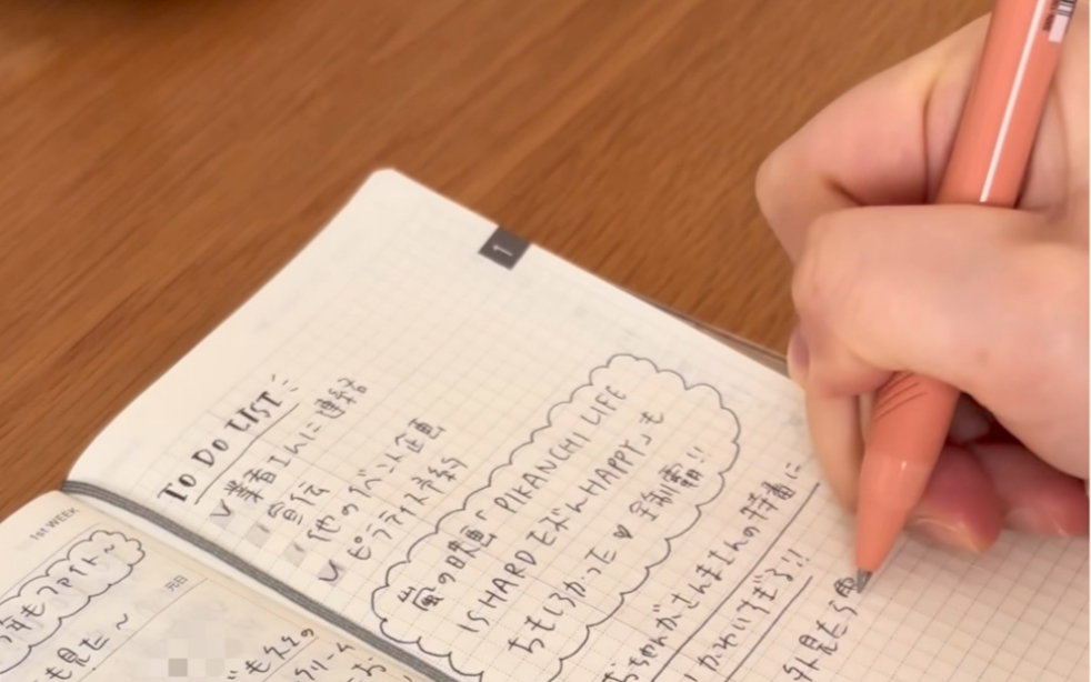 【日语手帐】hobonichi weeks|大雾天