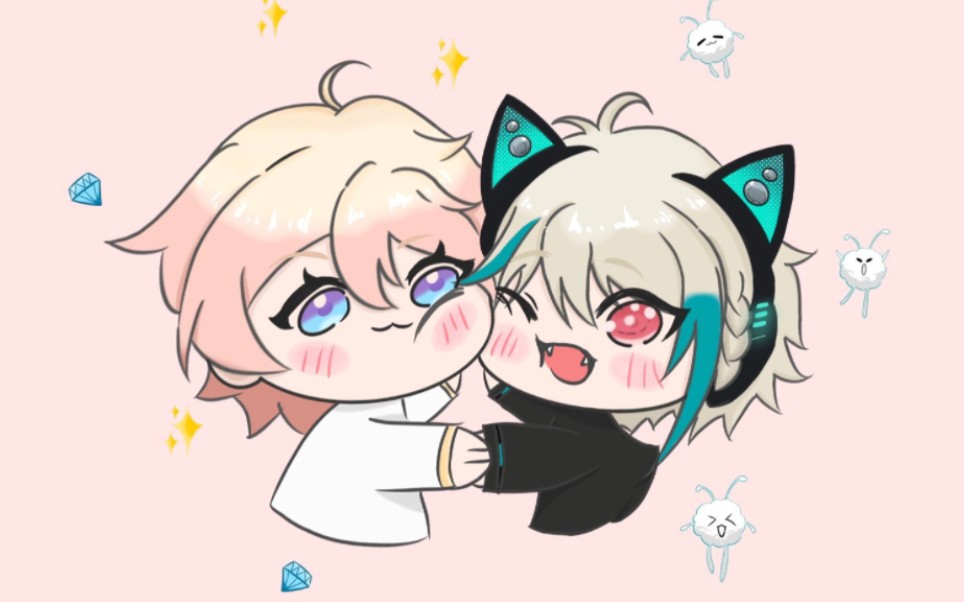 【roza】罗伊和阿萨,超甜捏!