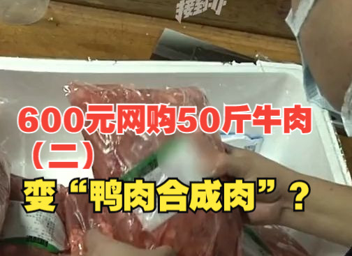 600元网购50斤牛肉 变“鸭肉合成肉”?(二)哔哩哔哩bilibili