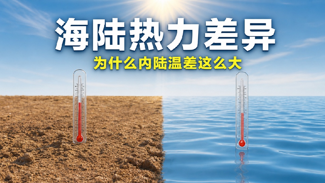 氛子地理核心考点60秒丨比热容