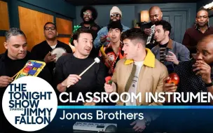 Descargar video: 【中英双字幕】Jonas Brothers联手肥伦和The Roots欢乐演绎 - Sucker