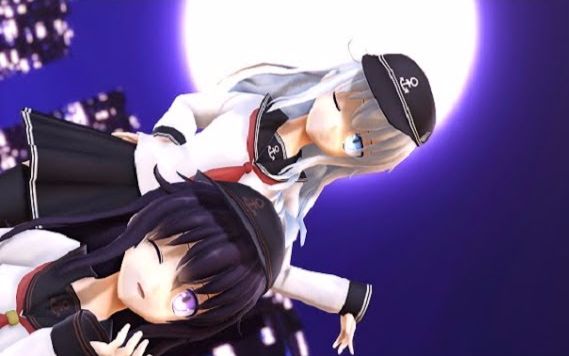 【舰c mmd】killer lady【晓&响】_哔哩哔哩 (゜-゜)つロ 干杯~-bili