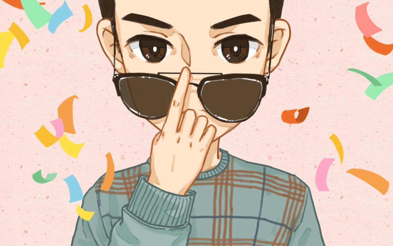 板绘王凯赵医生绘画过程