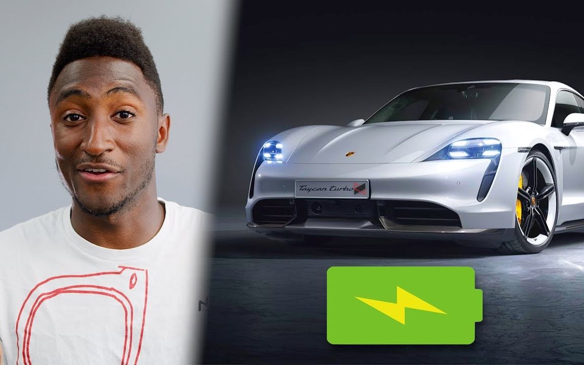 marquesbrownlee保时捷taycan对比特斯拉modelsletstalkaboutporsche