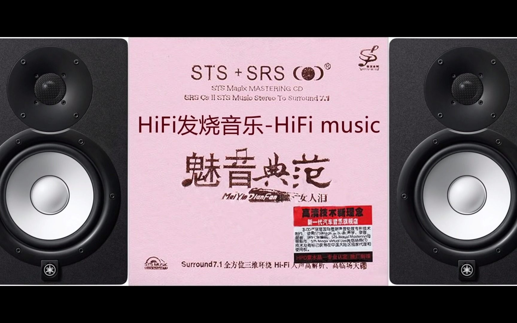 hifi音乐魅音典范女人泪stssrs全方位三维环绕高临场天碟后
