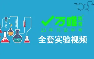 【初中化学全套实验视频】2025最新万唯中考化学实验视频高清完整版