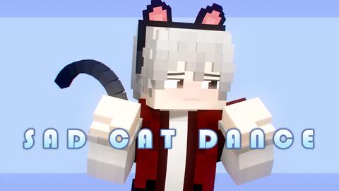 Sad Cat Dance 🐱 Minecraft Cow