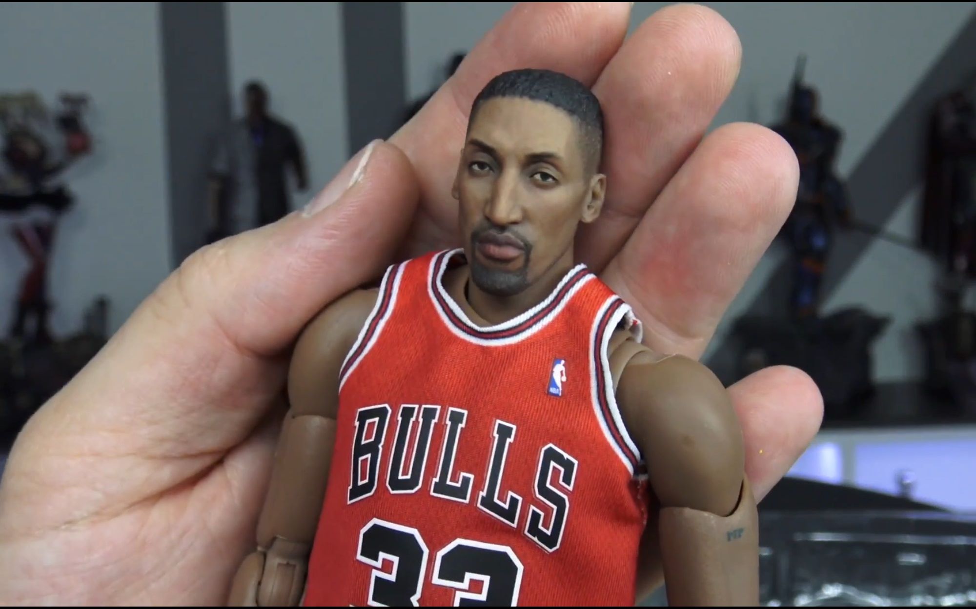 ENTERBAY  SCOTTIE PIPPEN  19  CHICAGO BULLS  MOTION MASTERPIECES SERIES 2哔哩哔哩bilibili