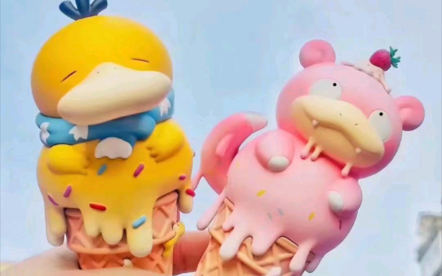 超级可爱的宝可梦冰淇淋手办~萌得我心都融化了