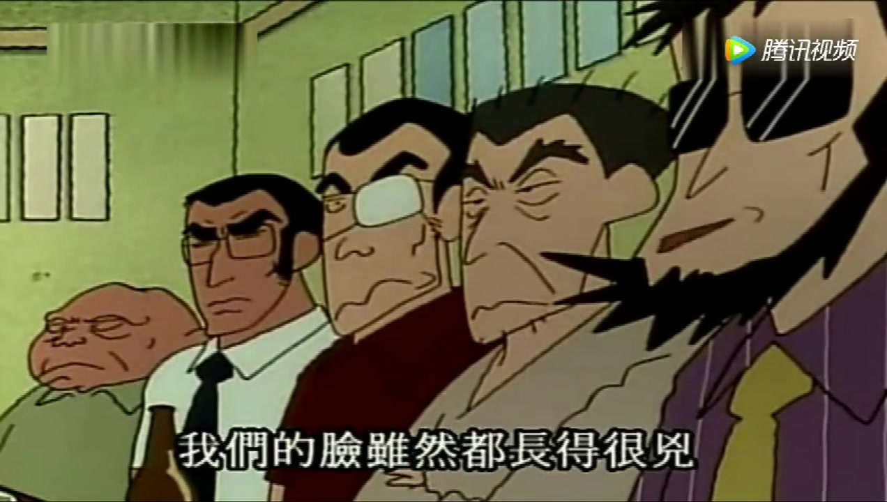 蜡笔小新:园长去和全国幼稚园园长开会,被人误当成黑社会老大