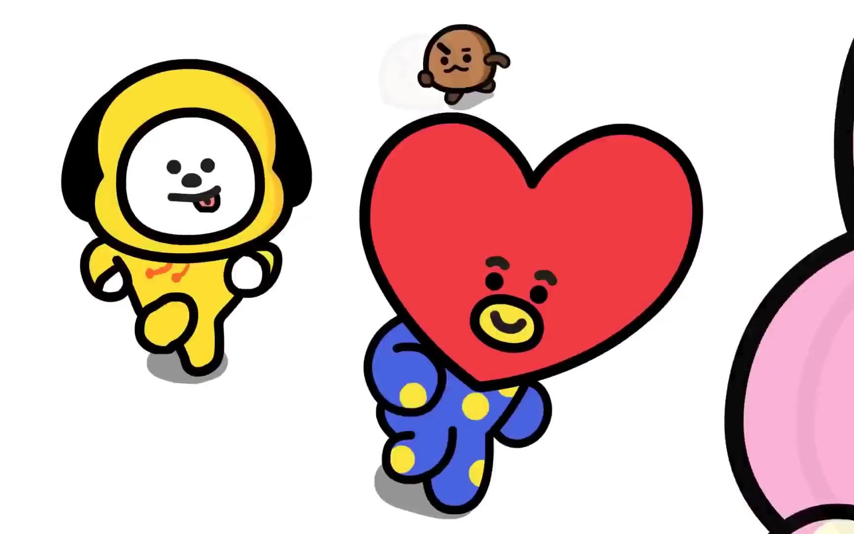 [防弹少年团]bt21一起run run run.
