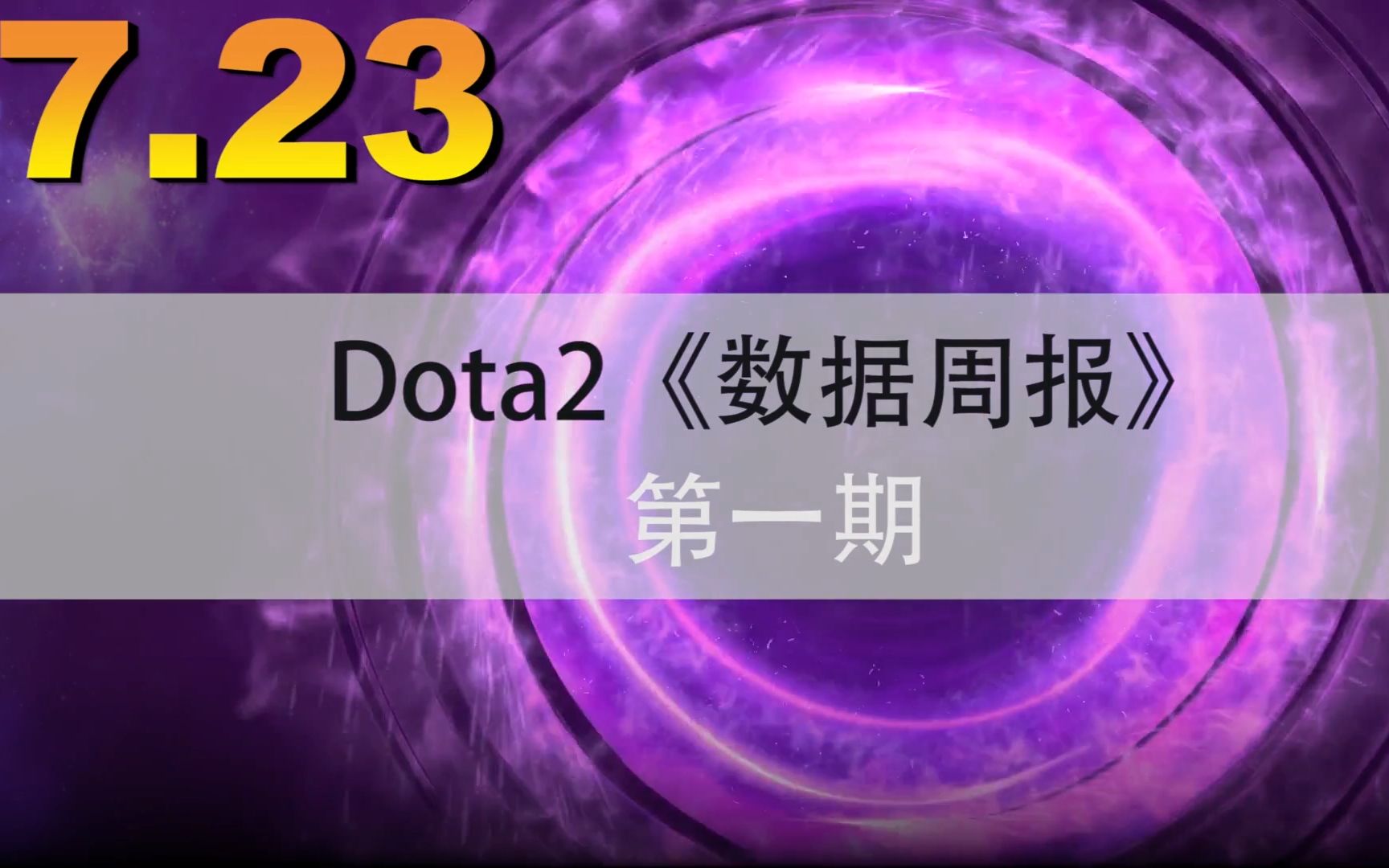 【Dota2数据周报】第一期:新王登基哔哩哔哩bilibili