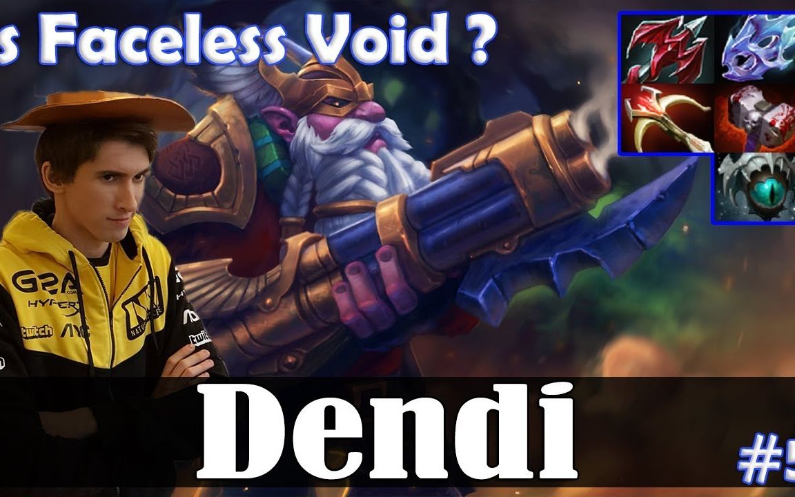 【dota2 第一视角】dendi 中单矮人狙击手