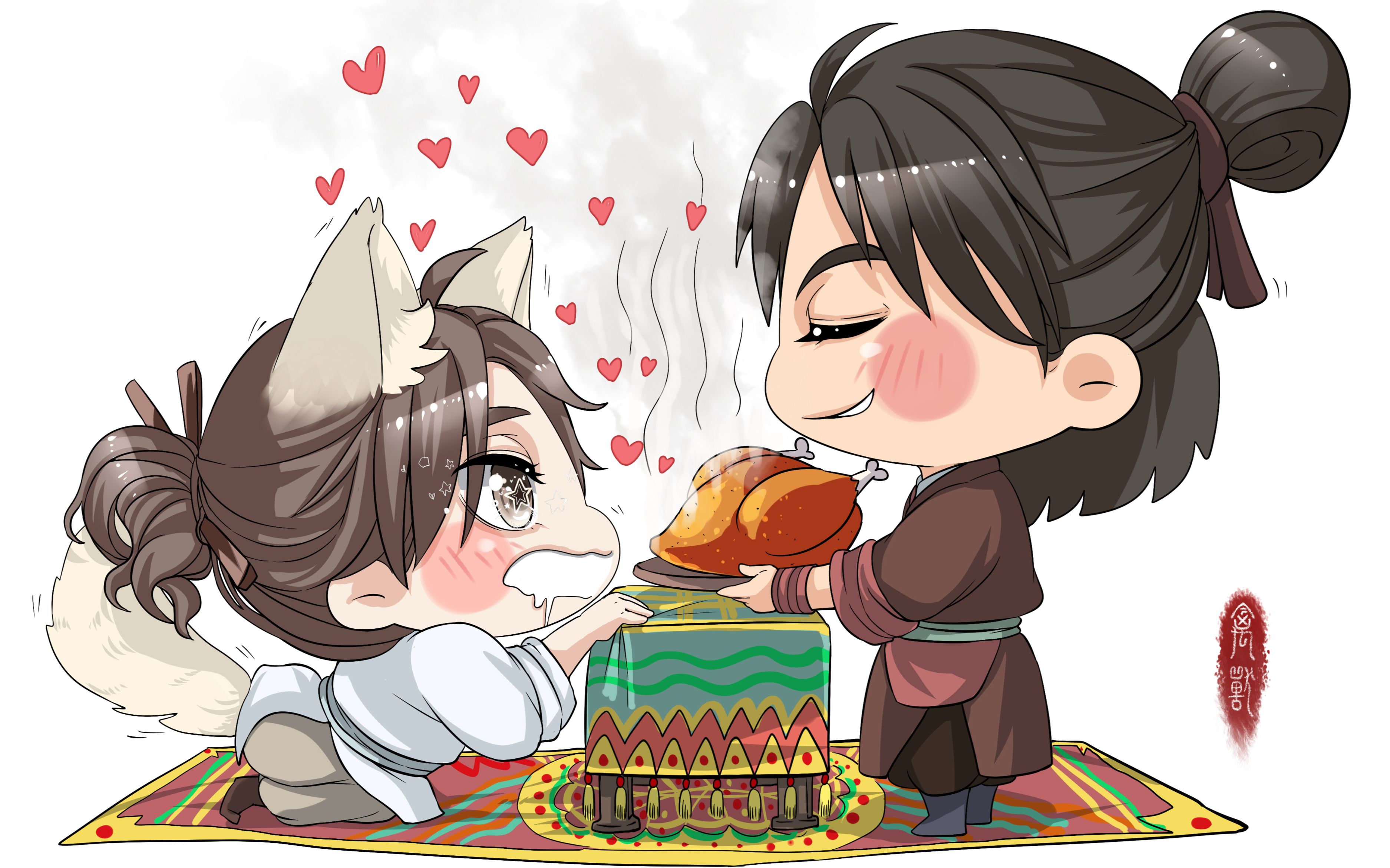【热血长安】泡馍(黄三炮x萨摩多罗)你若成风 to:@猫奴_禽兽qs