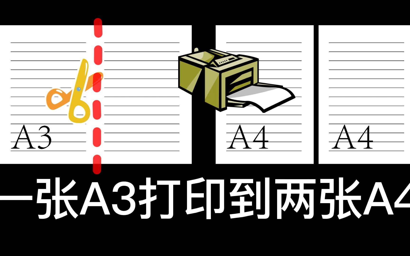 [图]PDF：一张A3试卷拆成2张A4打印