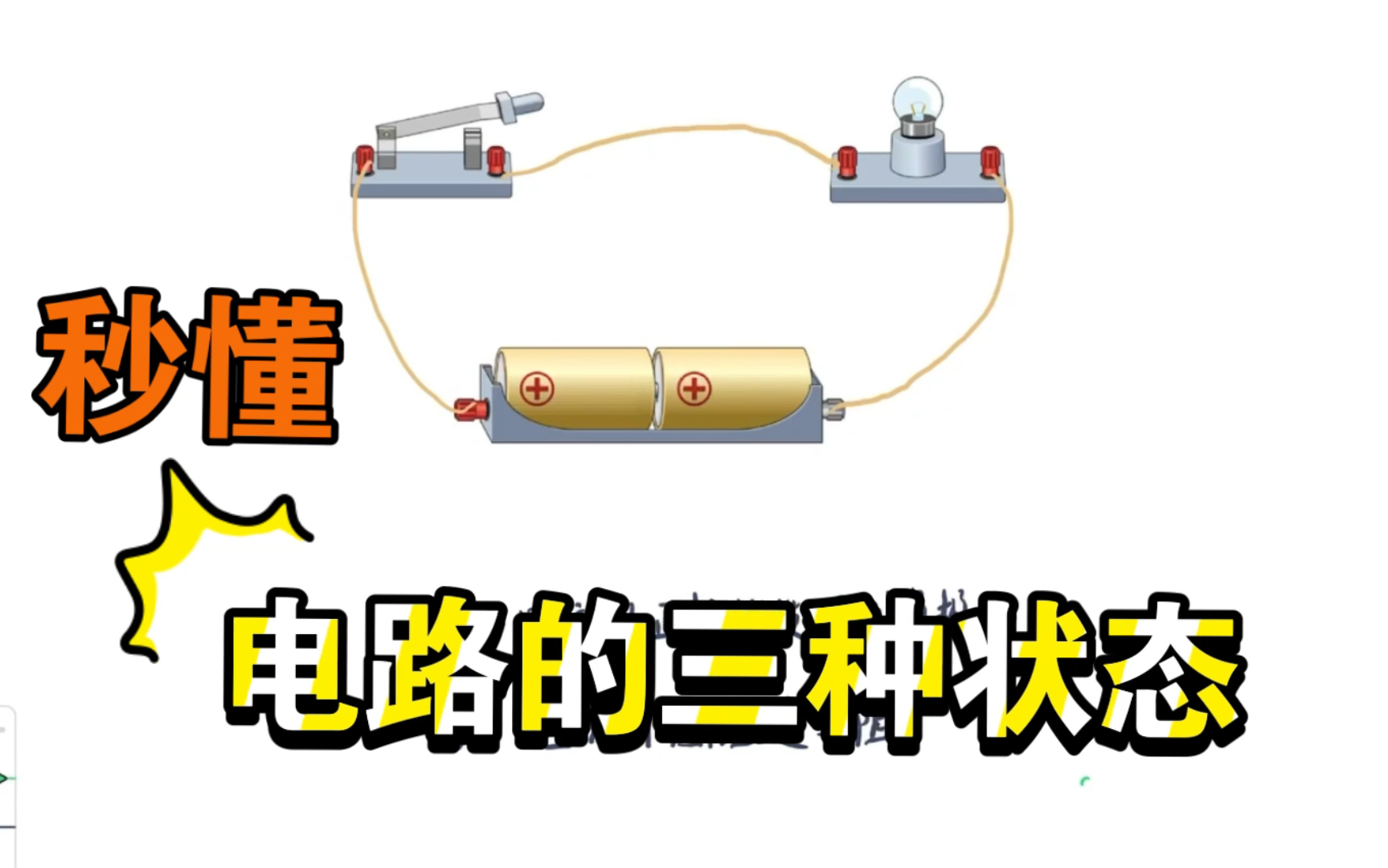 初中物理|短路 断路? 秒懂电路中的三种状态 !哔哩哔哩bilibili