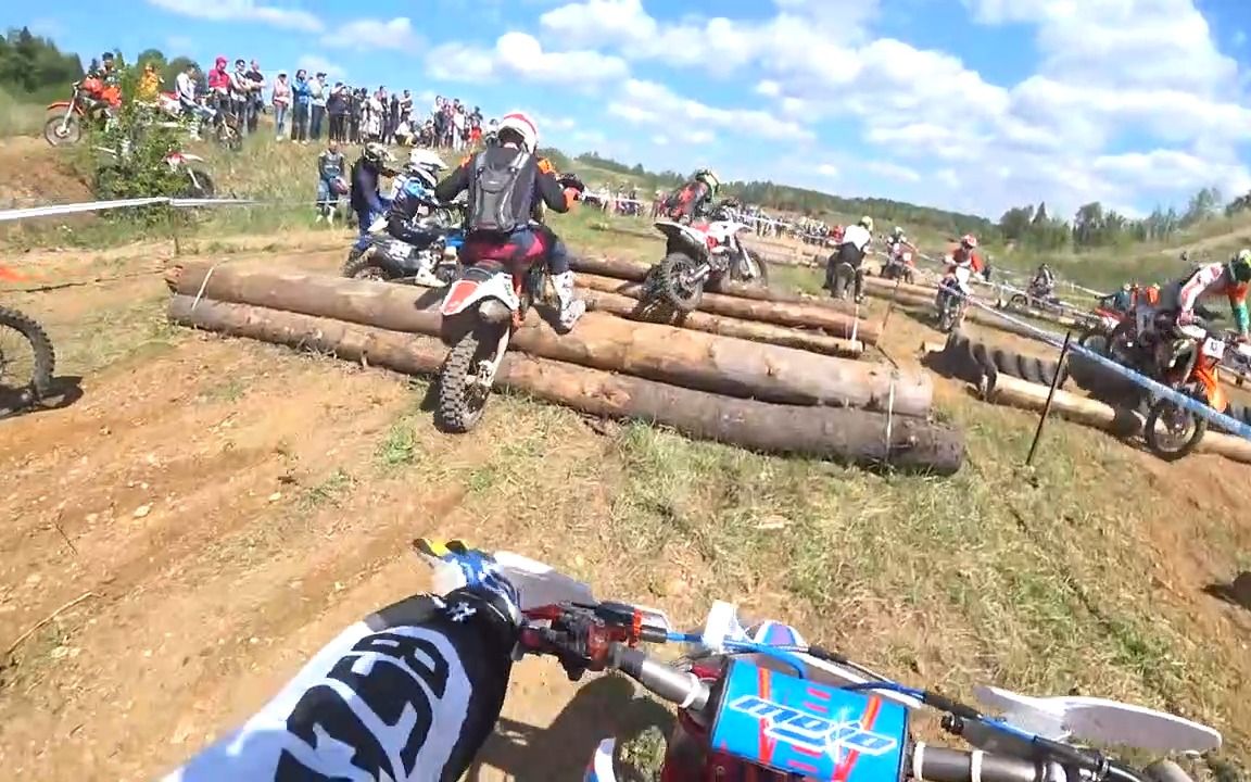 越野摩托障碍赛这垃圾路况赛车手都无语了