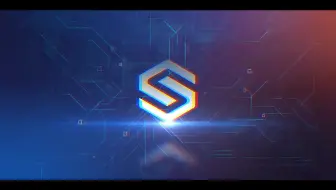 PR模板-高科技故障特效的公司企业品牌商品店铺标志动态LOGO片头模板logo设计动态徽标视频动态标识视频模板