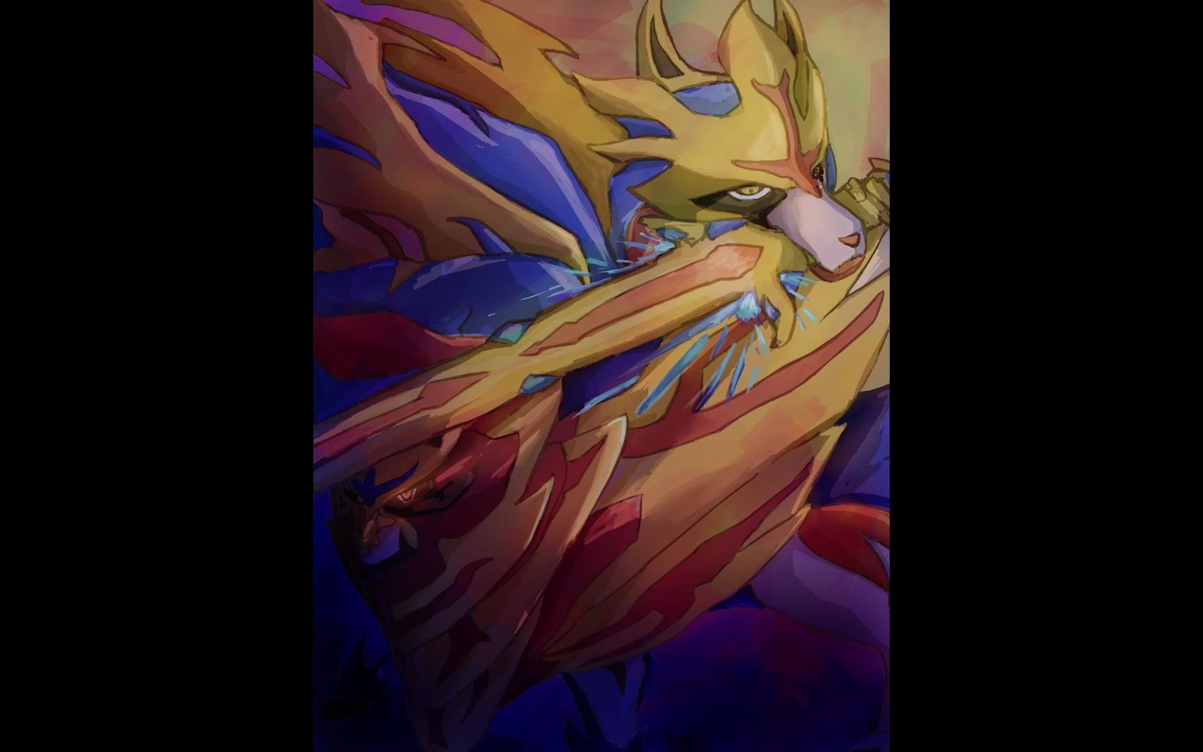 【绘画过程】宝可梦涂鸦-剑盾双神