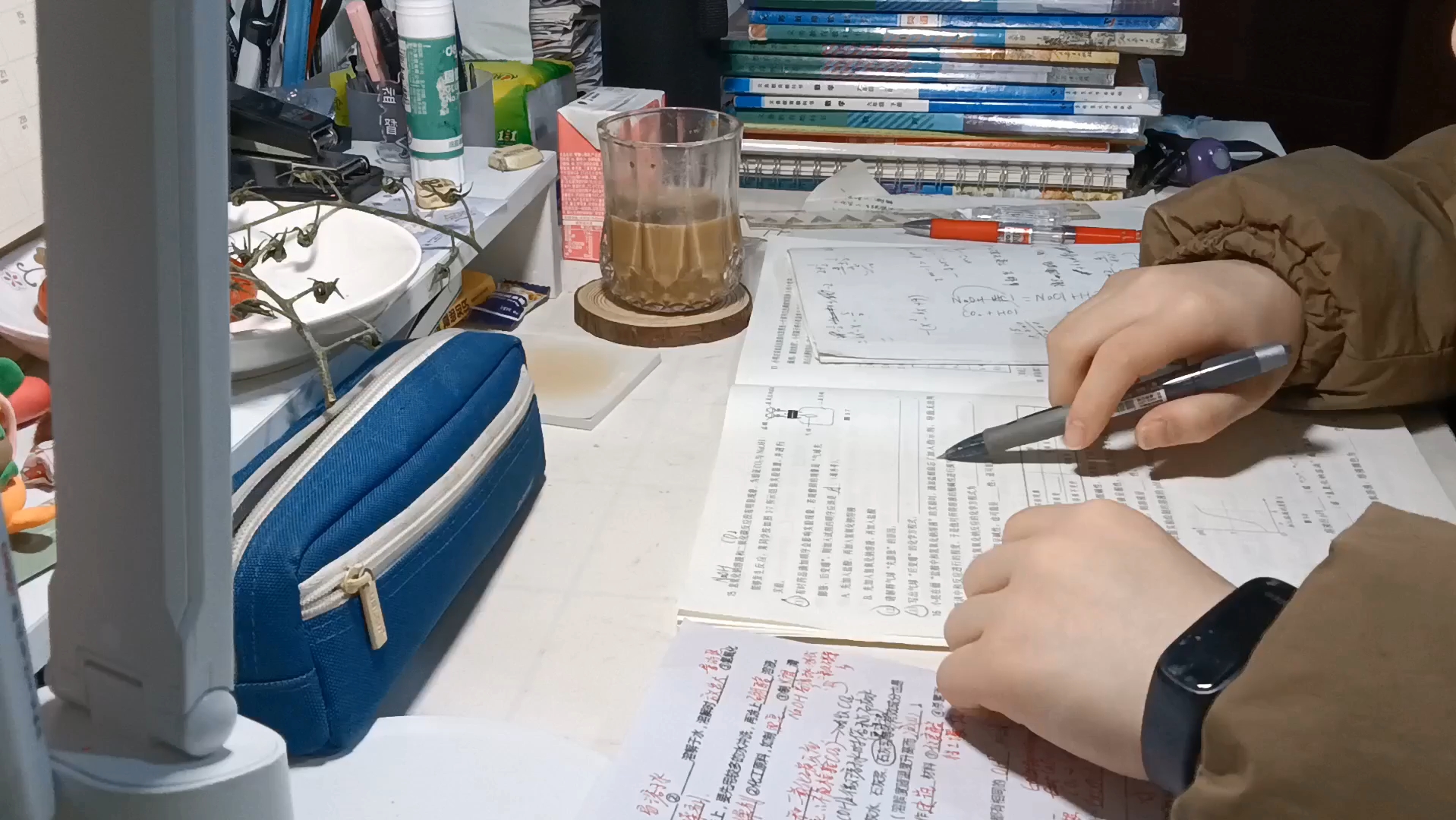 初三牲做周末作业(为什么我做题的时候有多动症)