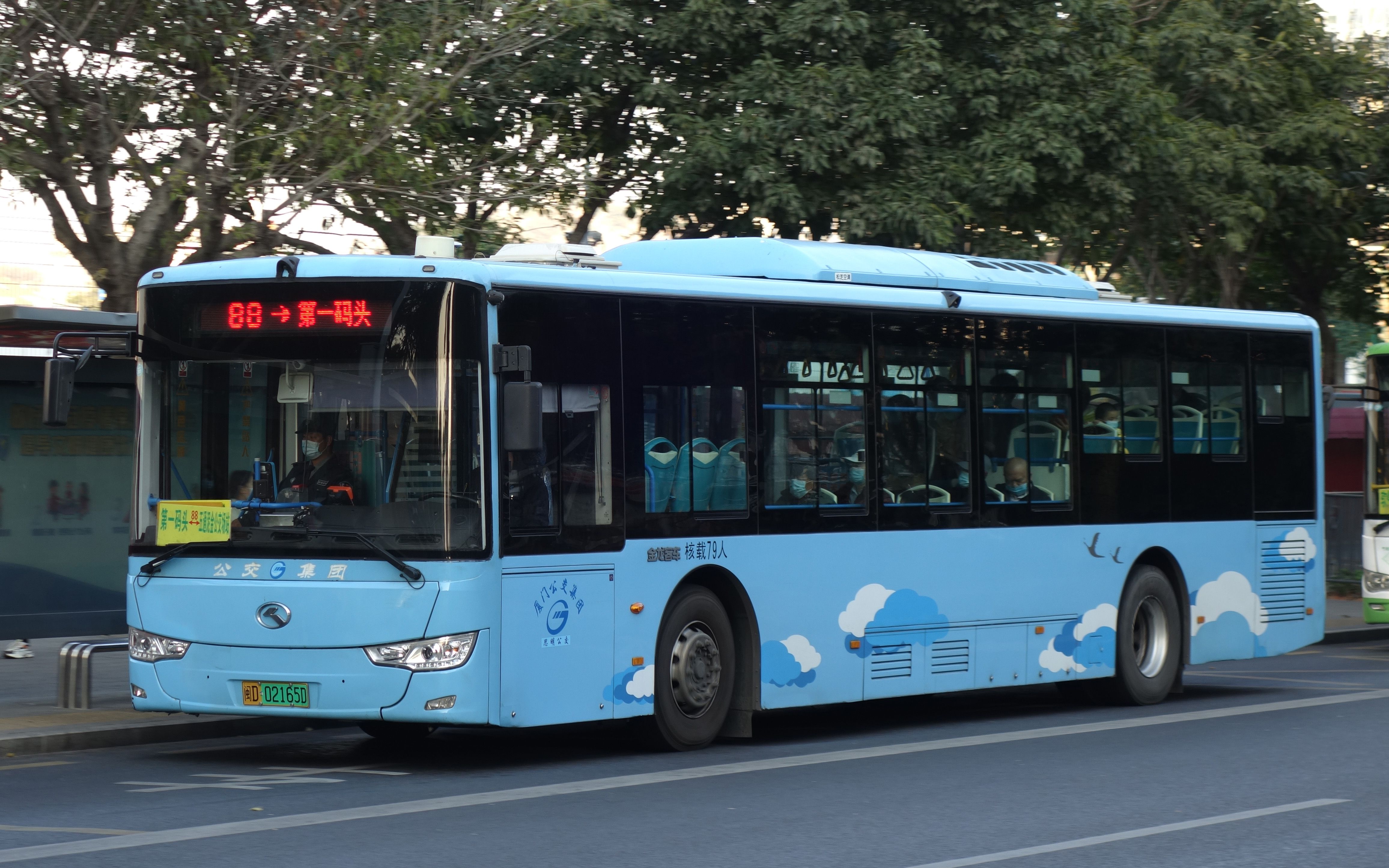 【上湖交联】厦门公交pov 88路(第一码头站→五通泥金公交场站)_哔哩