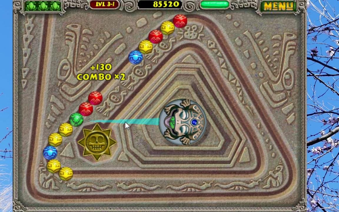 【单机游戏】怀旧经典-祖玛3-1关卡挑战-1分49秒通过_单机游戏热门