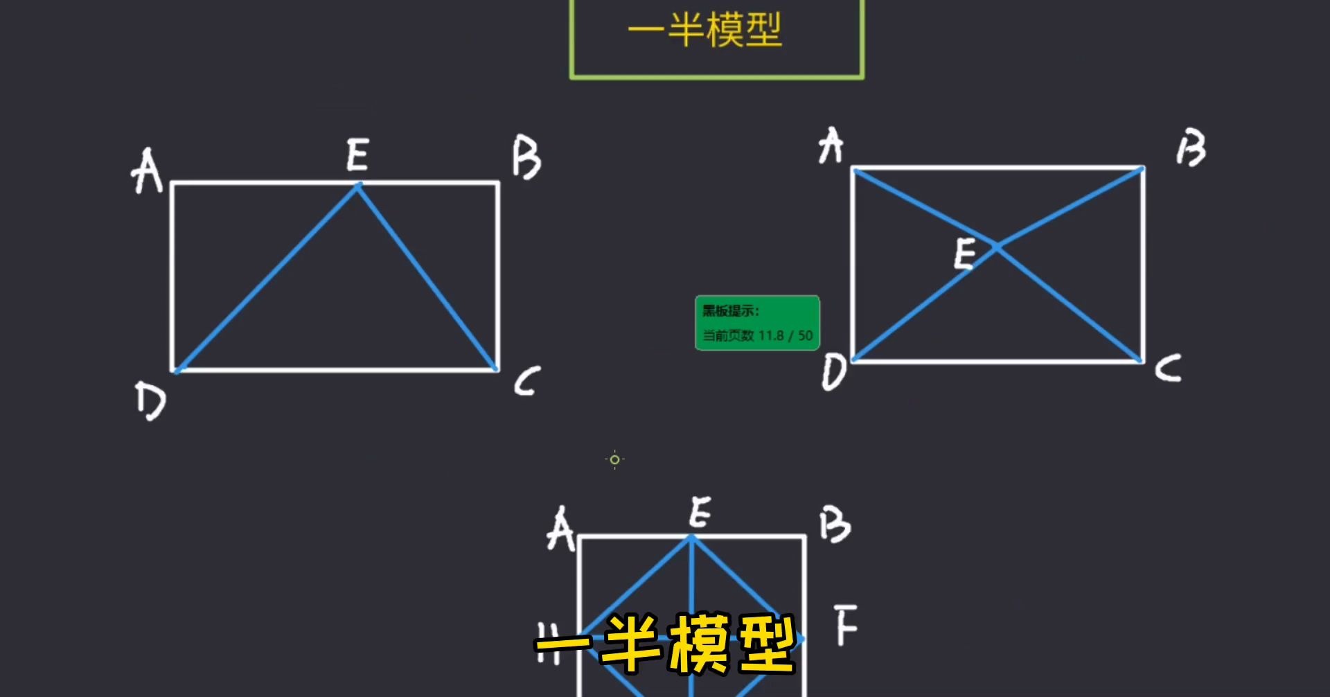 【小学奥数几何专题】等高模型之等积变换,重点考察"一半模型"_哔哩