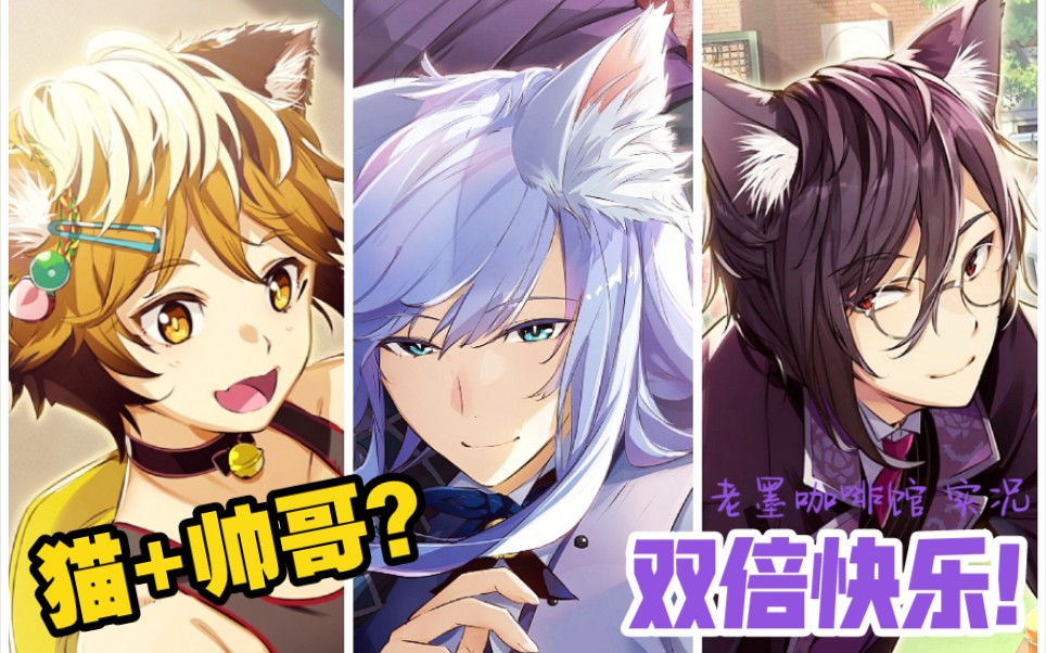 [图]帅哥 + 猫咪？！双倍快乐！《猫郎乐园》 Catboys Paradise-恋爱养成手游实况（P1）