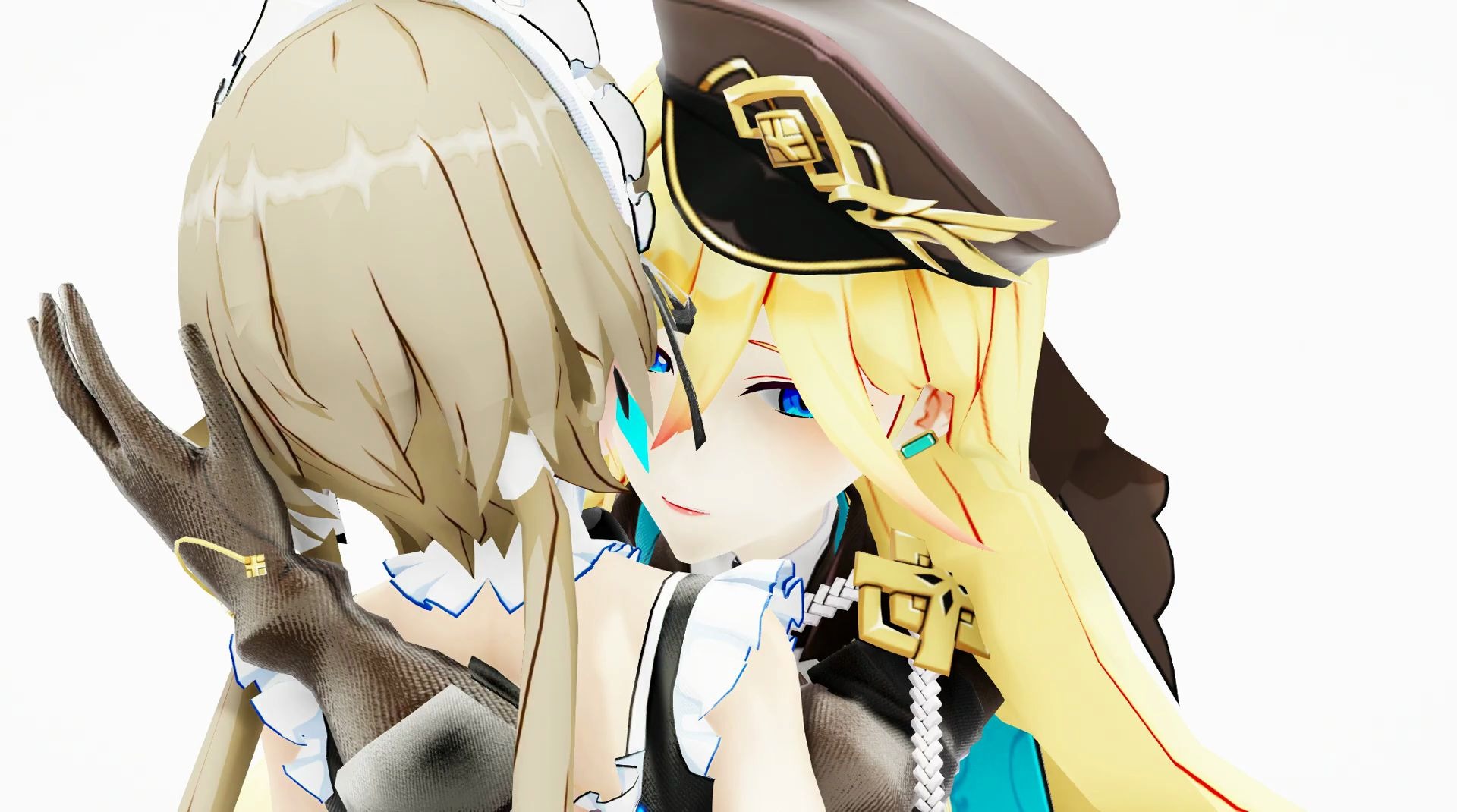【崩坏mmd】恶作剧之吻【幽兰戴尔&丽塔】【搬运】