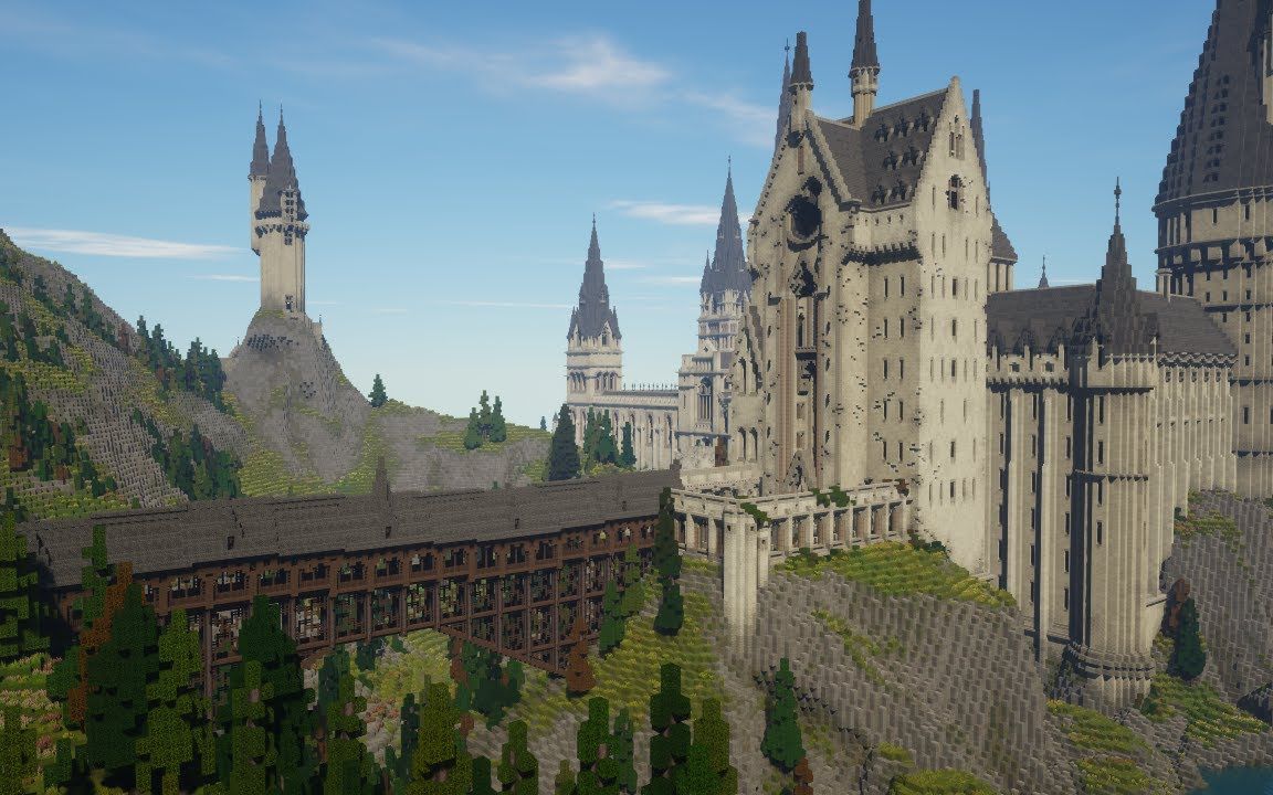 欢迎来到霍格沃茨魔法学校 国外开发团队在《我的世界》中再现《哈利