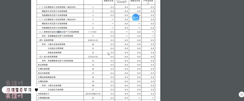 本期小规模纳税人季度0申报操作视频下期小规模纳税人季度开普票不超过45万的申报流程,关注我每天学习一个会计+EXCEL小知识哔哩哔哩bilibili