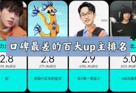 Download Video: 哔哩哔哩风评不佳的百大up主，人气评选