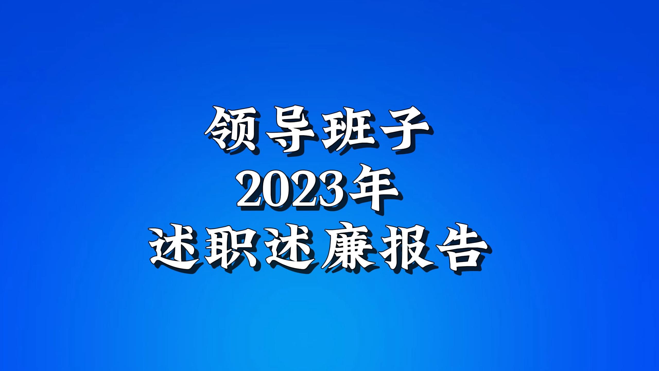 领导班子 2023年 述职述廉报告 、述职述廉报告、述廉述职、述职报告、述职述廉报告范文、述职述廉报告怎么写哔哩哔哩bilibili