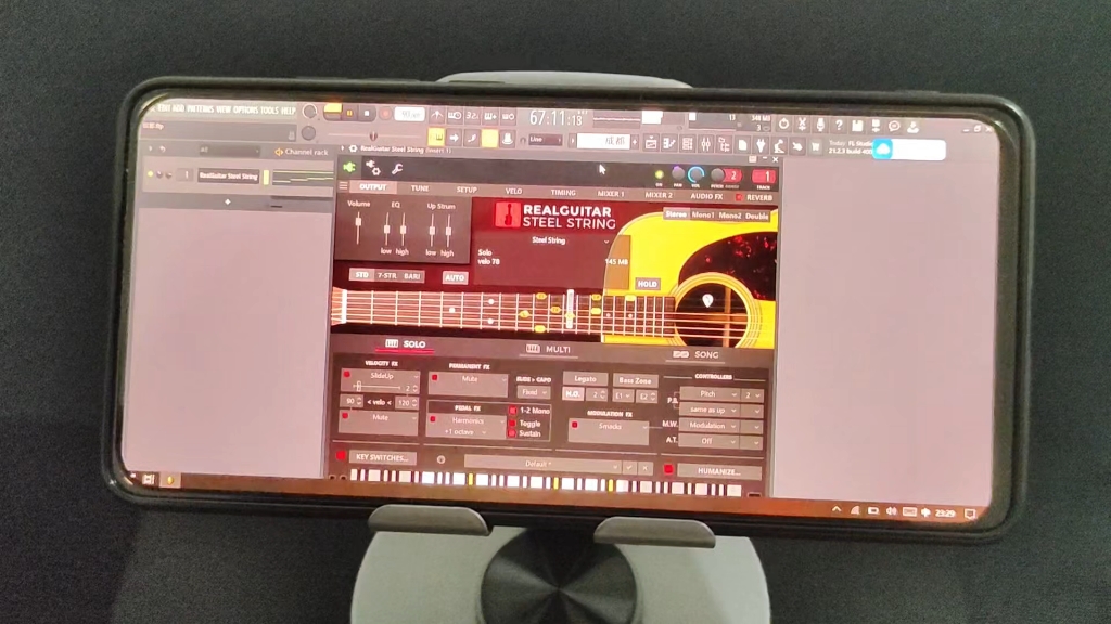 全网首例,用一台红米k20pro手机,刷入原生windows10,并制作了音乐