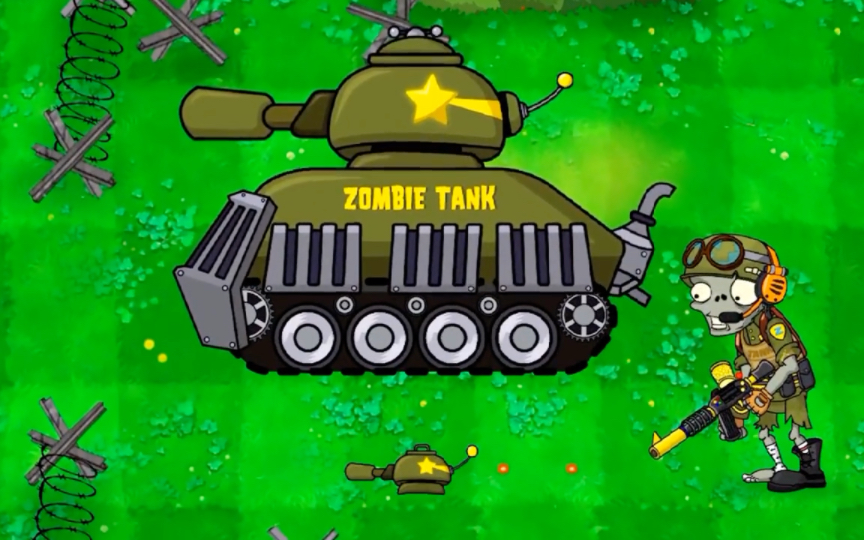 不乖是个胖胖的植物大战僵尸动画-僵尸坦克军团碾压植物