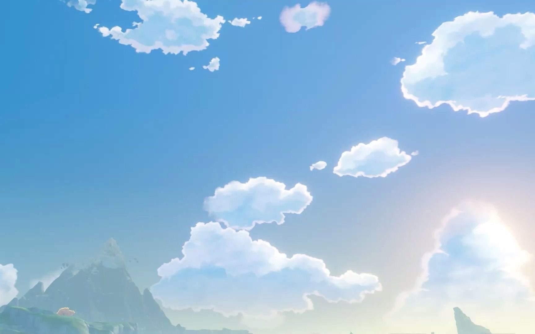 璃月24小时的天空延时摄影(原神)_哔哩哔哩bilibili