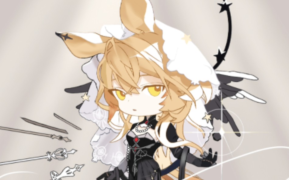 命运主宰 - 明日方舟‖多萝西皮肤q版半临摹立绘