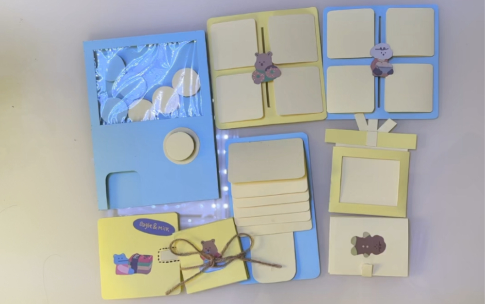 【立体书小机关】好可爱的配色!