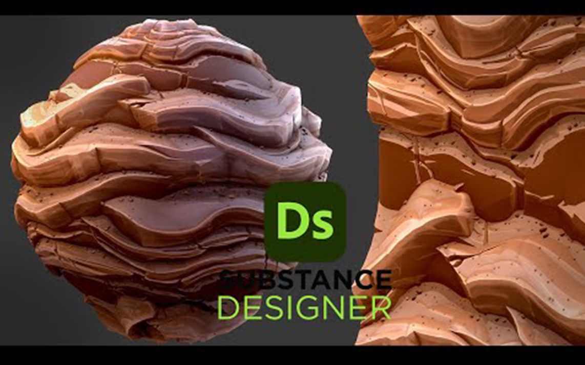 Substance 3D Designer制作风格化沙漠岩石!哔哩哔哩bilibili