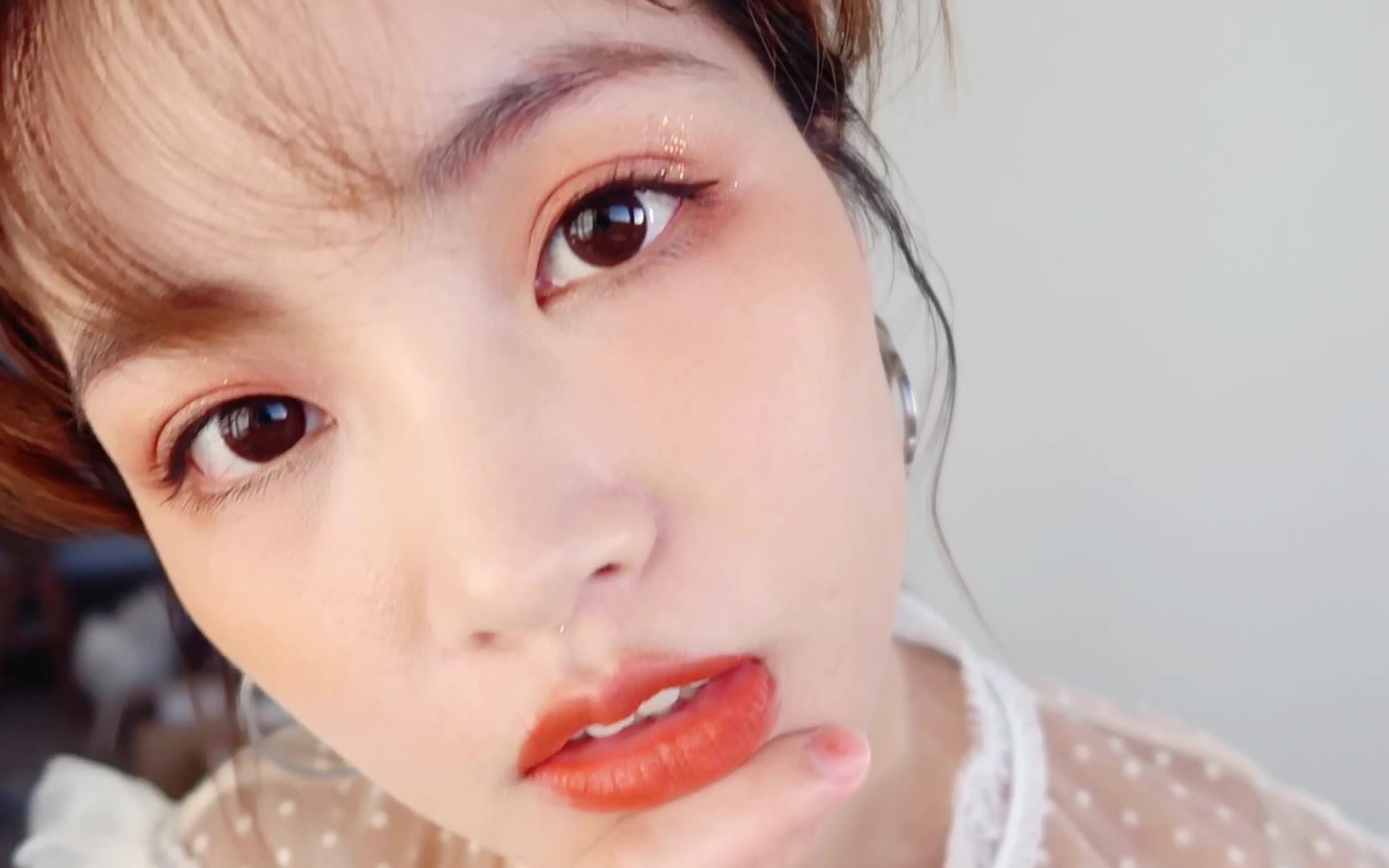 【美nee】真爱日系甜美妆容~又是橘色系啦 真的是真爱