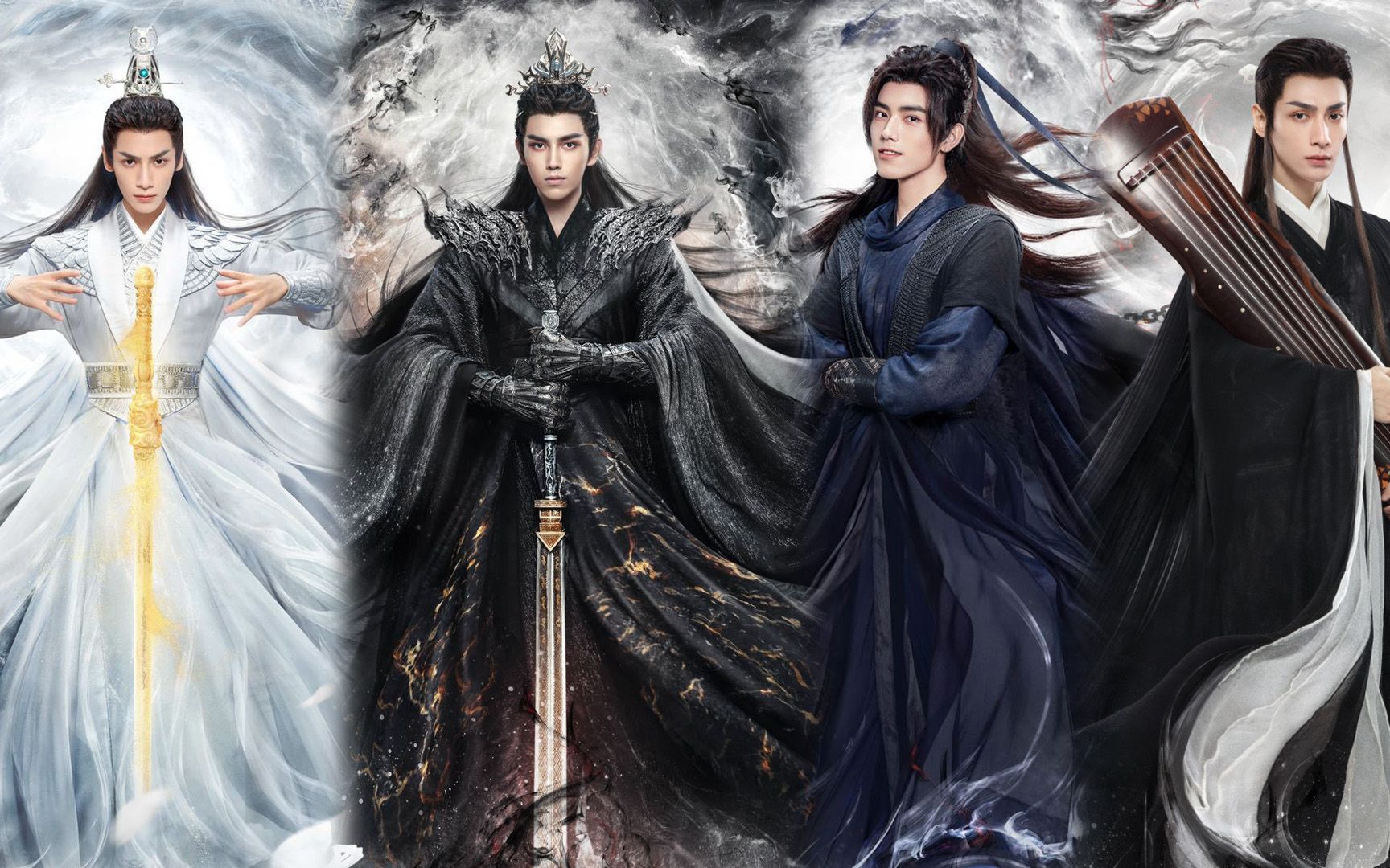 古装男神群像谁的出场惊艳到了你成毅肖战王一博罗云熙任嘉伦