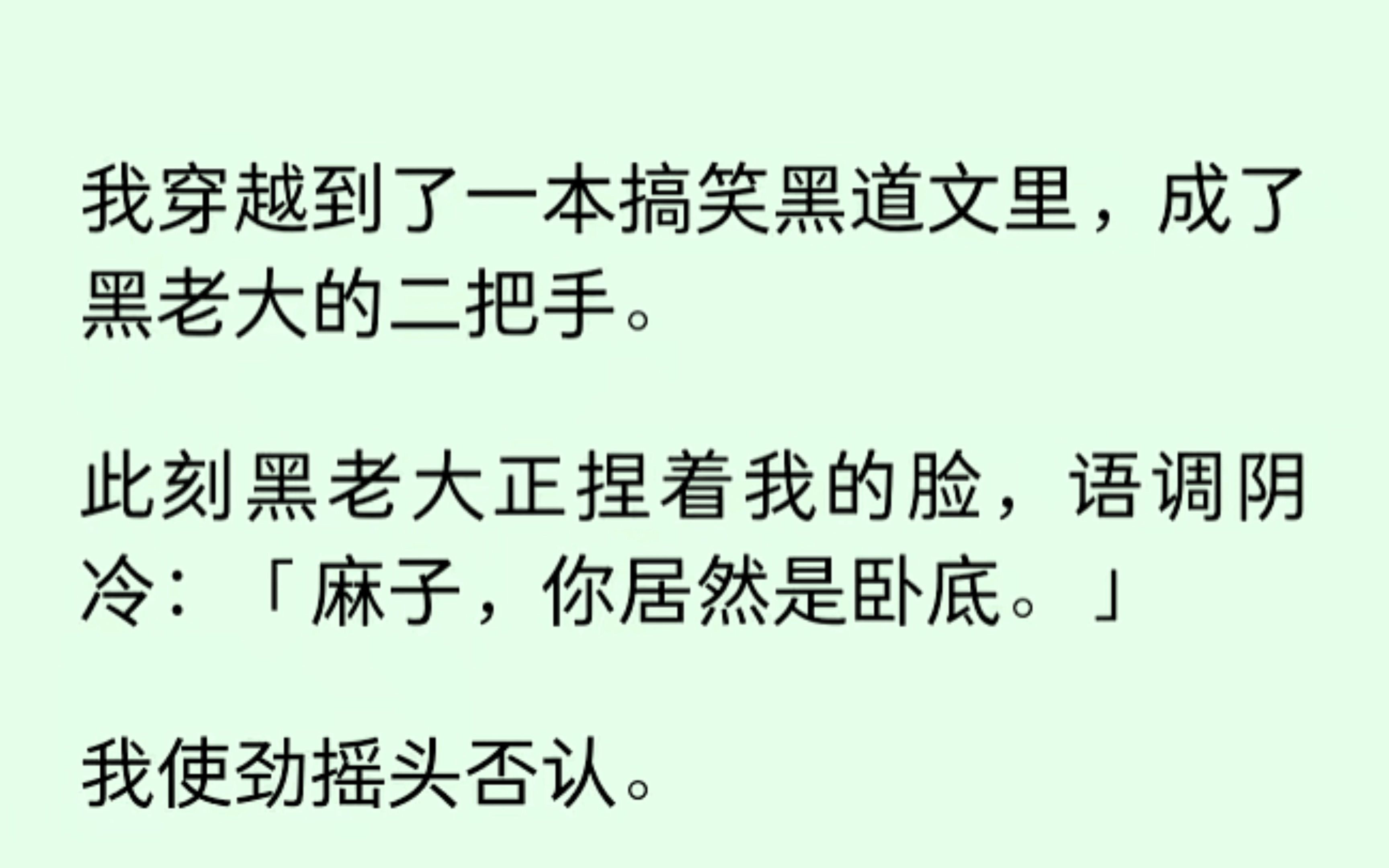 我穿书了,刚来就暴露了卧底身份,可家人谁懂呀,怎么这年头连黑道都交社保了.....哔哩哔哩bilibili