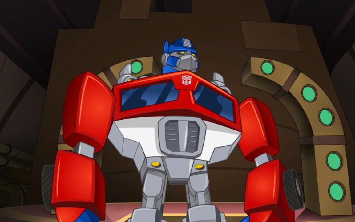 格林博士发现时光机 擎天柱大黄蜂前来帮忙 变形金刚汽车人救援队 第