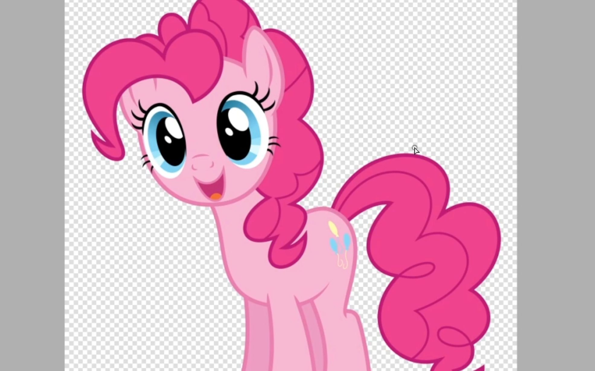 【绘画教程|pinkie pie】教你三分钟画出粉红小马!