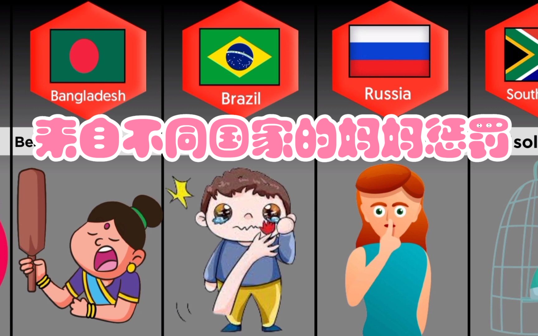 [图]来自不同国家的妈妈惩罚 Mom Punishment From Different Countries