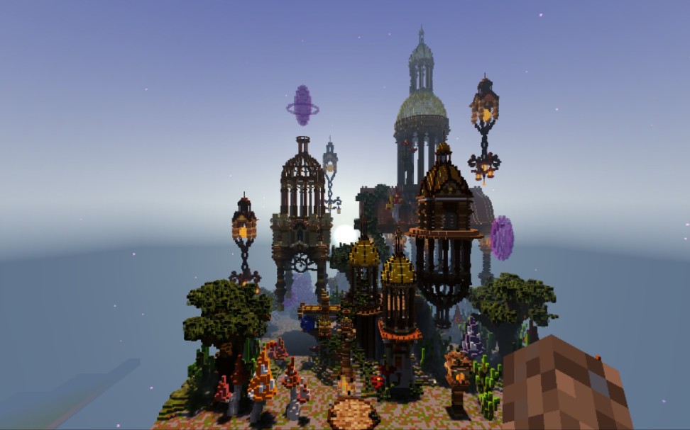 我的世界自摸欧式魔幻小建筑 (光影完整版)纯手机制作_哔哩哔哩_bili