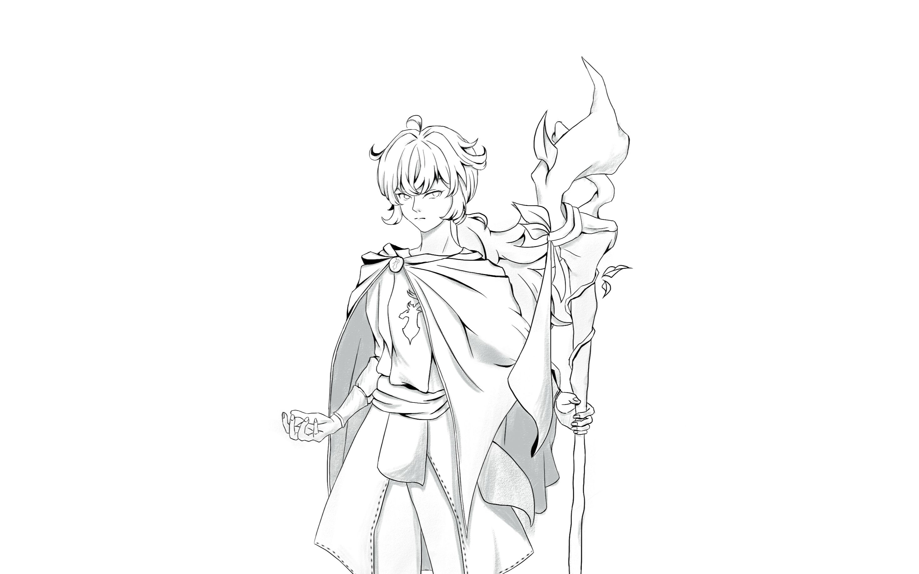 【peko_q】dnd跑团人设阿普 风元素裔德鲁伊