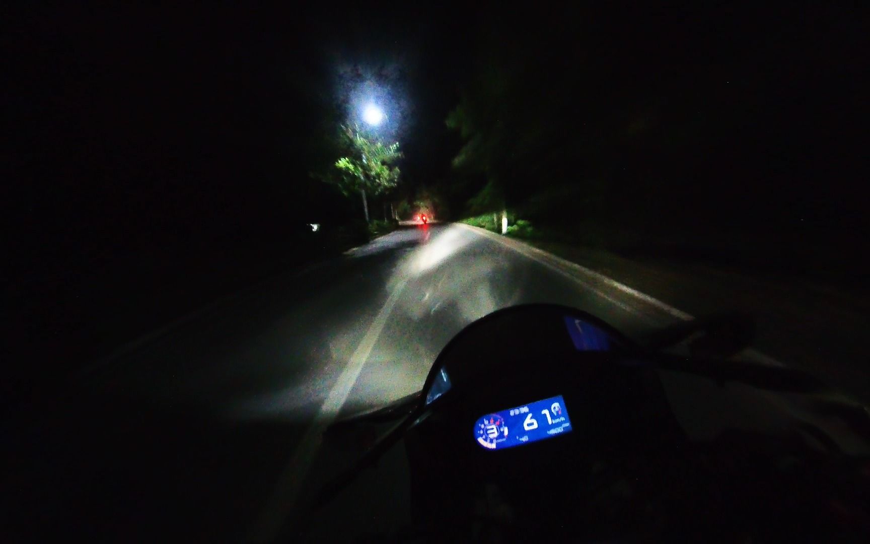 cbr650r晚上溜车休闲骑第一人称视角