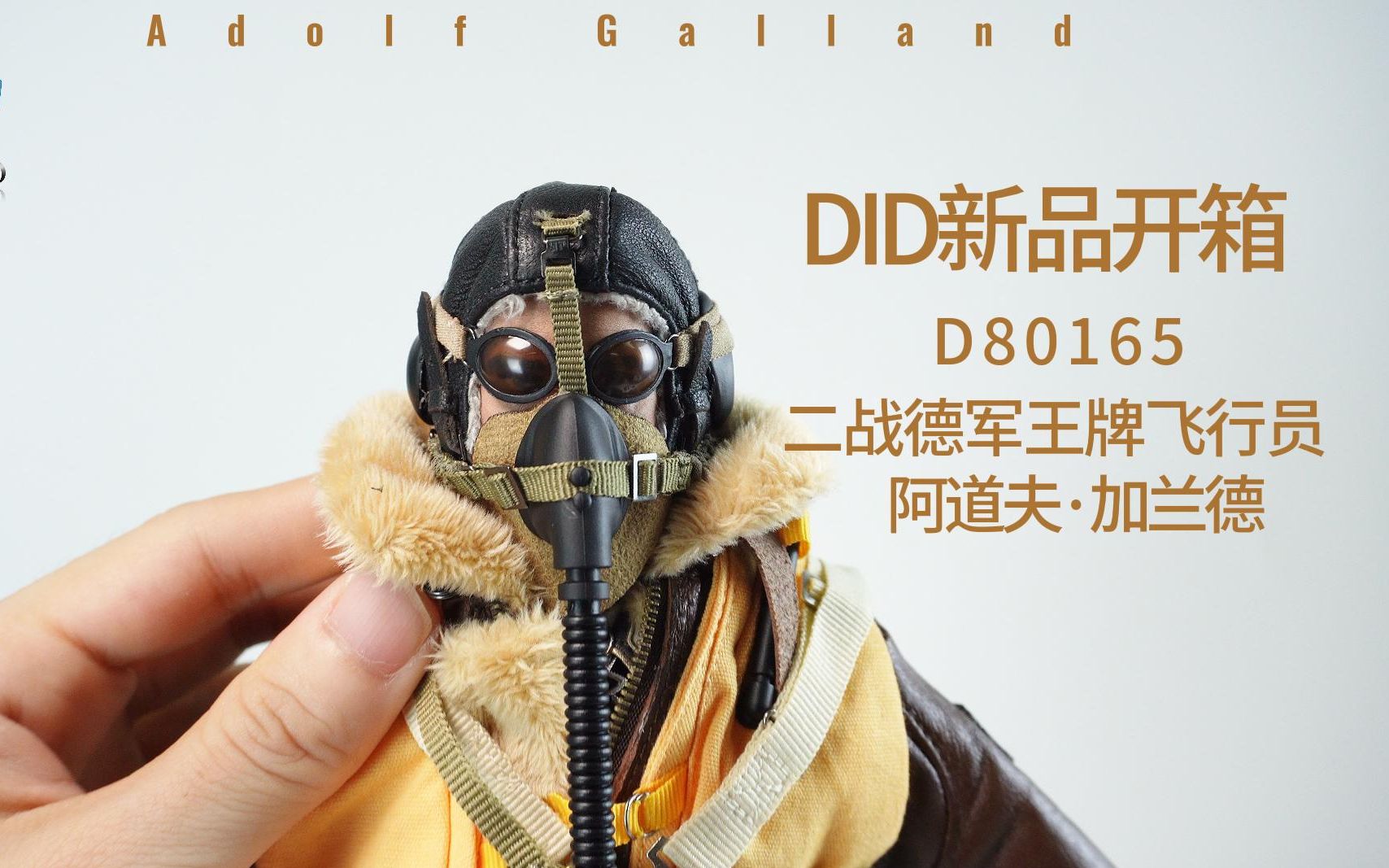 did新品开箱 | d80165二战德军王牌飞行员阿道夫·加兰德